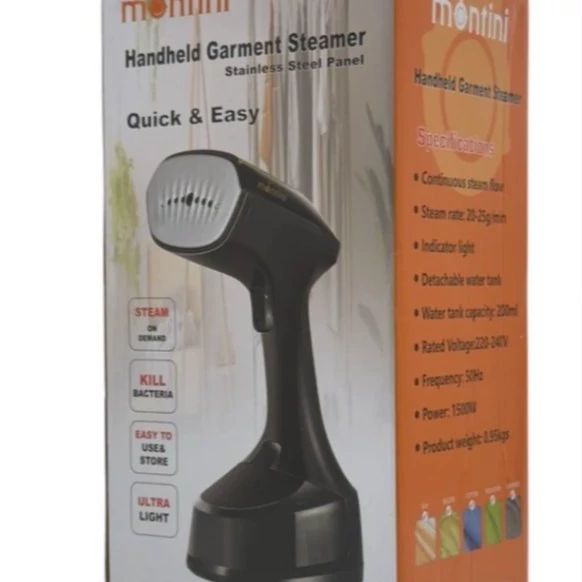 بخارگر ، اتو بخار دستی، مونتینی با پنل استیل ضدزنگ