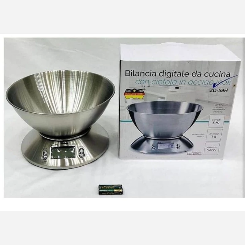 ترازو آشپزخانه رمانتیک هوم با کاسه استیل